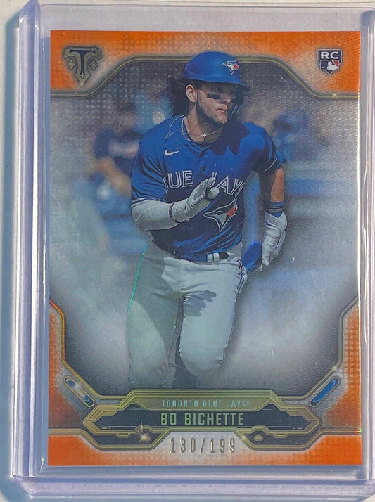 BO BICHETTE 2020 TOPPS TRIPLE THREADS ORANGE ROOKIE RC #D 130/199