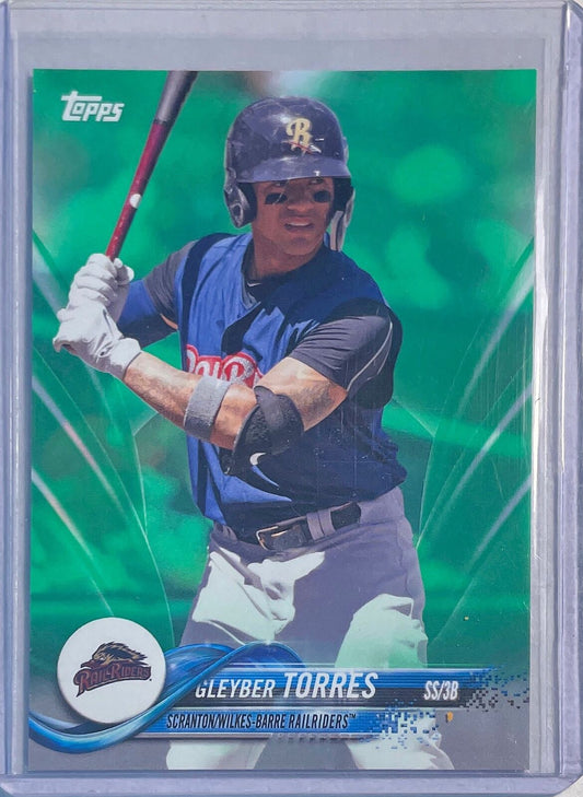 GLEYBER TORRES 2018 TOPPS PRO DEBUT PROSPECT GREEN #D 79/99