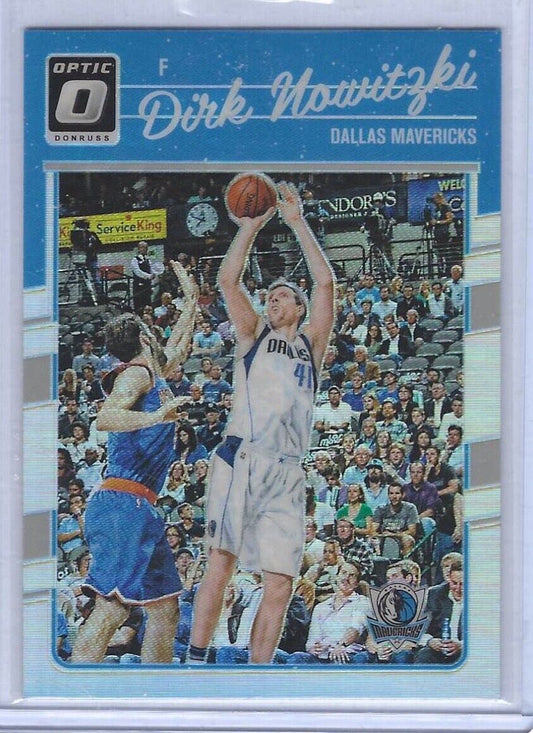 DIRK NOWITZKI 2016-17 DONRUSS OPTIC SILVER HOLO #77