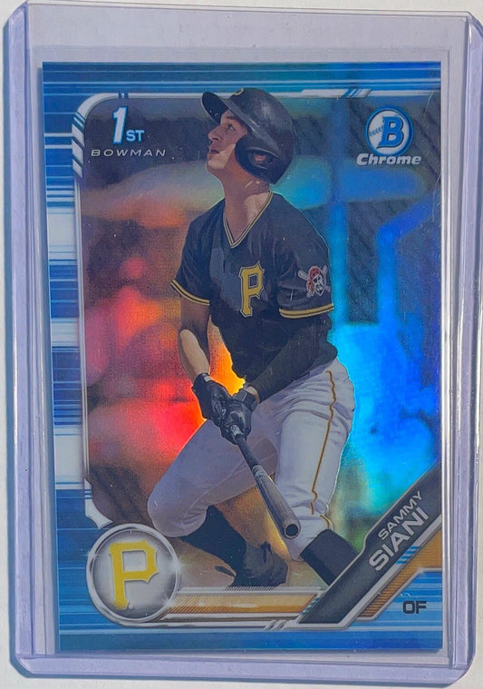 SAMMY SIANI 2019 BOWMAN CHROME 1ST PROSPECT SKY BLUE REFRACTOR #BDC-19