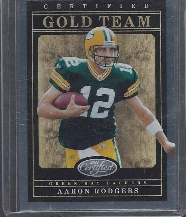 AARON RODGERS 2011 CERTIFIED GOLD TEAM #D 284/999