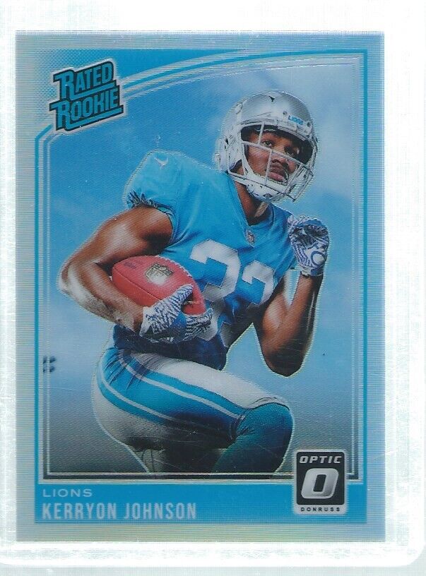 KERRYON JOHNSON 2018 DONRUSS OPTIC RATED ROOKIE SILVER HOLO RC #170