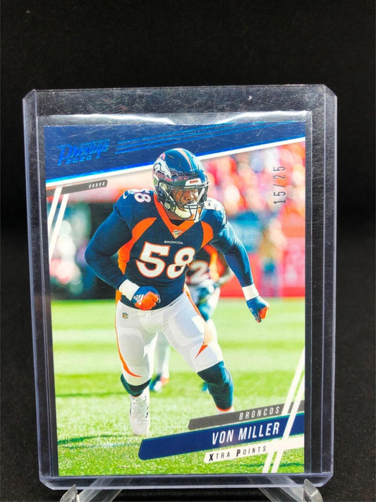 VON MILLER 2020 PRESTIGE XTRA POINTS BLUE #’D 15/25