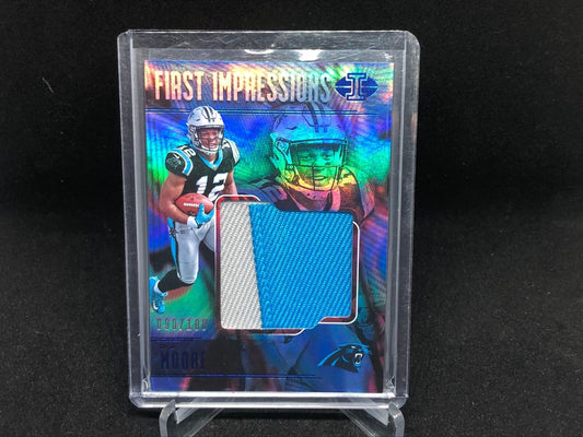 DJ MOORE 2018 ILLUSIONS FIRST IMPRESSIONS BLUE 2 CLR PATCH RC #’D 90/100
