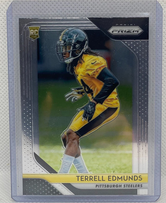 TERRELL EDMUNDS 2018 PANINI PRIZM TRUE ROOKIE RC #252
