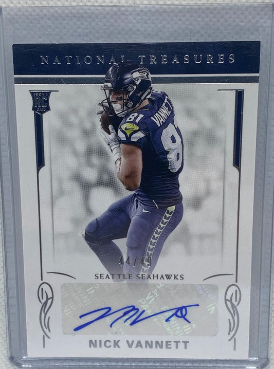 NICK VANNETT 2016 PANINI NATIONAL TREASURES AUTO RC #D 44/49