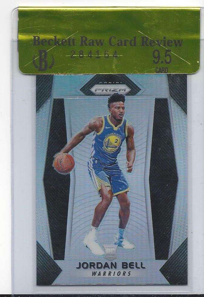 JORDAN BELL 2017-18 PANINI PRIZM SILVER PRIZMS ROOKIE RC #47 BGS 9.5 GEM MINT