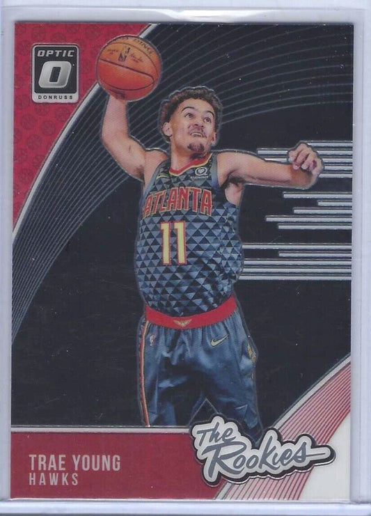 TRAE YOUNG 2018-19 DONRUSS OPTIC THE ROOKIES INSERT RC #5