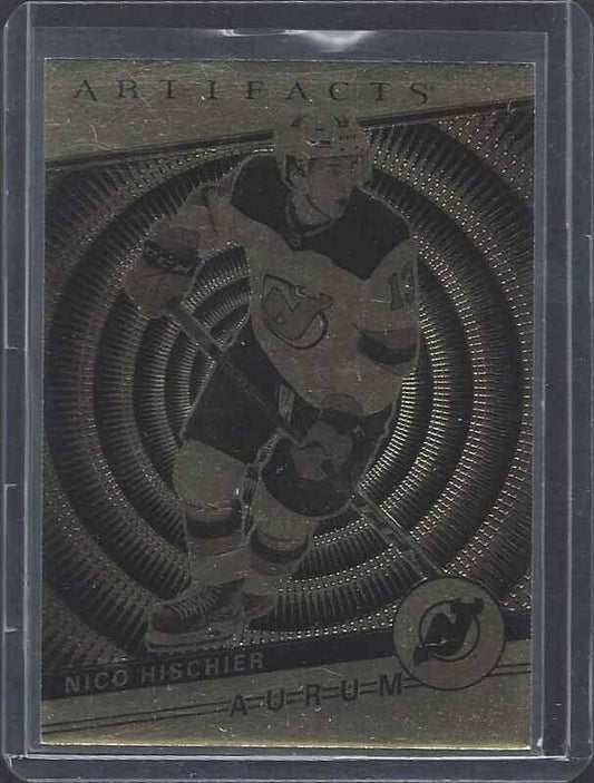 NICO HISCHIER 2018-19 UD ARTIFACTS AURUM GOLD #23