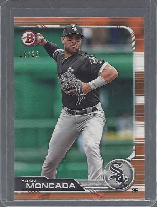 YOAN MONCADA 2019 BOWMAN ORANGE PAPER #D 18/25