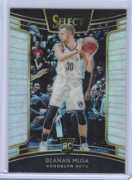 DZANAN MUSA 2018-19 PANINI SELECT SILVER PRIZM ROOKIE CONCOURSE LEVEL RC #89
