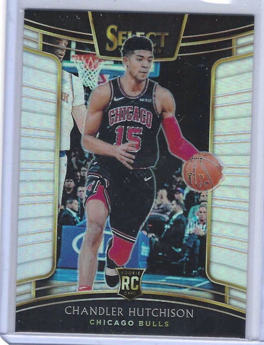 CHANDLER HUTCHISON 2018-19 PANINI SELECT SILVER PRIZM ROOKIE CONCOURSE LEVEL RC