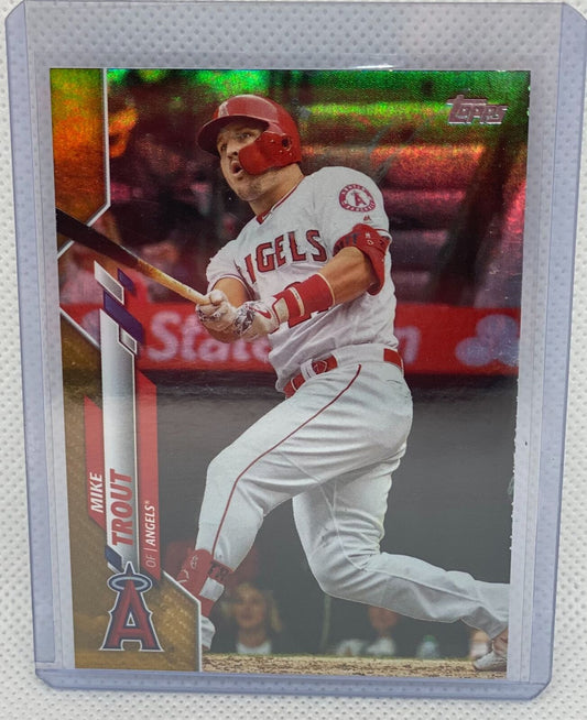 MIKE TROUT 2020 TOPPS GOLD FOIL #1