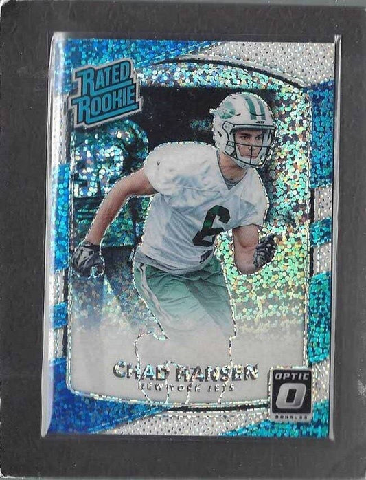 CHAD HANSEN 2017 DONRUSS OPTIC WHITE SPARKLE PRIZM ROOKIE RC SSP /5 ?? #