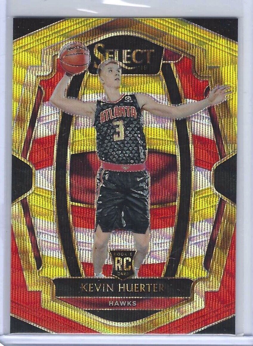 KEVIN HUERTER 2018-19 PANINI SELECT TRI COLOR PRIZM PREMIER LEVEL ROOKIE RC #184