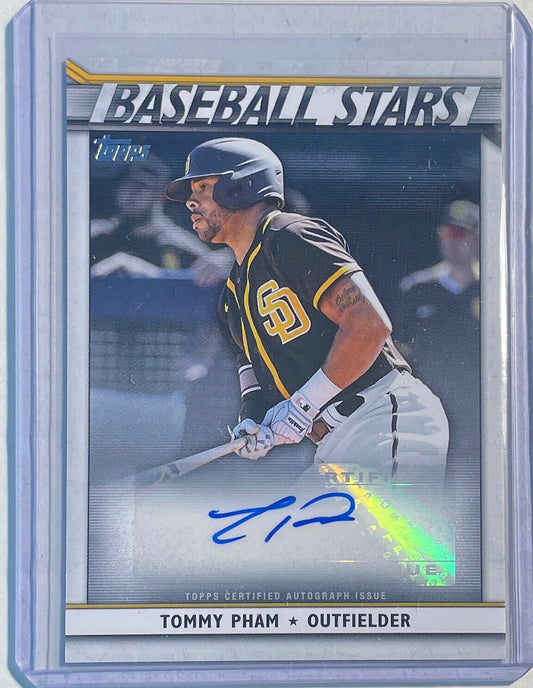 TOMMY PHAM 2020 TOPPS UPDATE BASEBALL STARS AUTO #BSA-TP