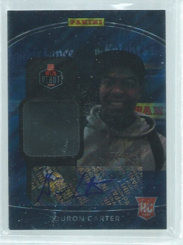 DURON CARTER 2013 PANINI NFLPA DEBUT JERSEY AUTO RC