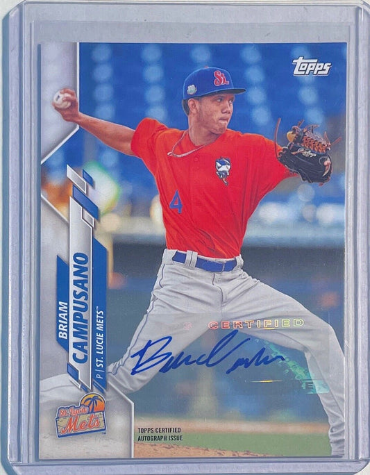 BRIAM CAMPUSANO 2020 TOPPS PRO DEBUT PROSPECT AUTO #PD-132