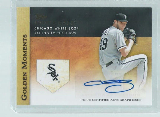 CHRIS SALE 2012 TOPPS GOLDEN MOMENTS AUTO