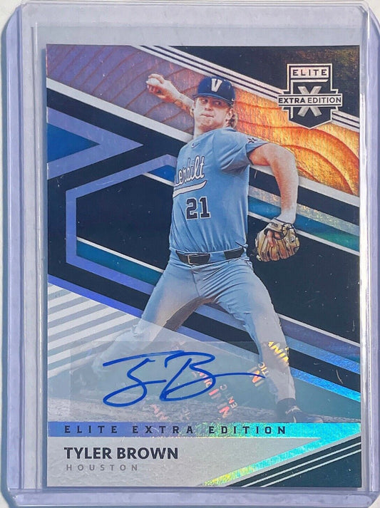 TYLER BROWN 2020 PANINI ELITE EXTRA EDITION PROSPECT AUTO #108