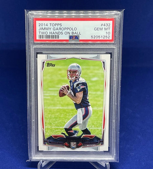 JIMMY GAROPPOLO 2014 TOPPS TWO HANDS ON BALL RC ROOKIE #432 PSA 10 GEM MINT