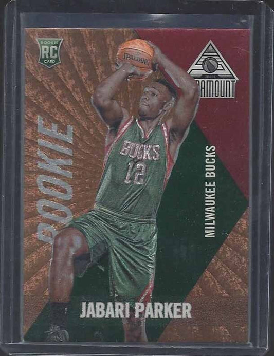 JABARI PARKER 2014-15 PANINI PARAMOUNT ORANGE THICK PARALLEL ROOKIE RC #D 48/50