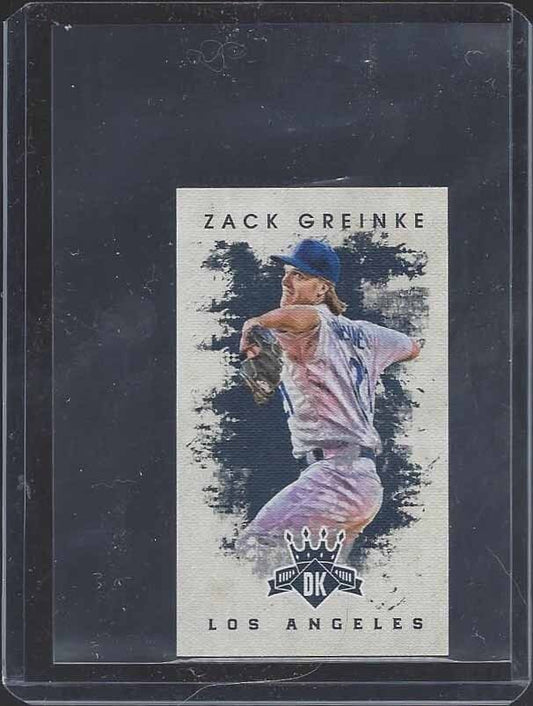 ZACK GREINKE 2015 DONRUSS DIAMOND KINGS MINI #D 2/25