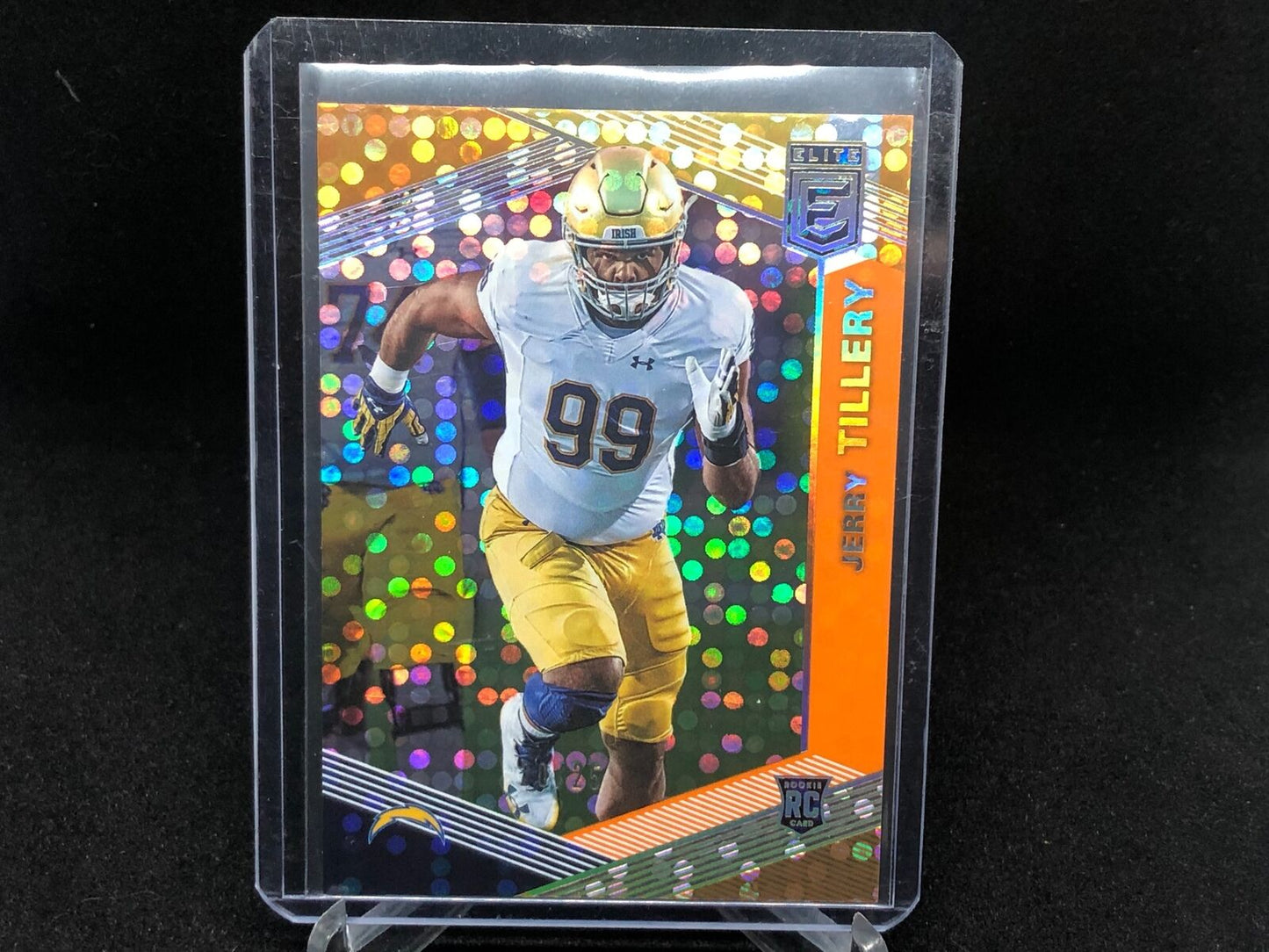 JERRY TILLERY 2020 DONRUSS ELITE ORANGE RC #?D 20/25