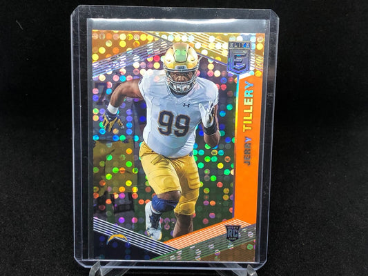 JERRY TILLERY 2020 DONRUSS ELITE ORANGE RC #?D 20/25