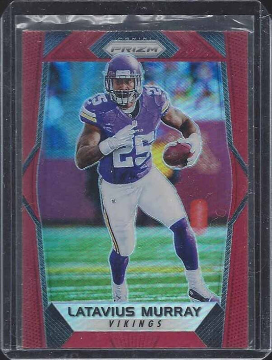 LATAVIUS MURRAY 2017 PANINI PRIZM RETAIL ONLY RED PRIZMS SSP #193
