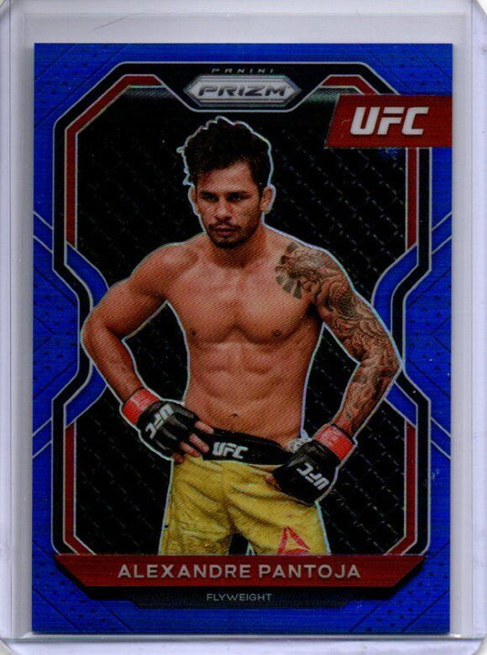 ALEXANDRE PANTOJA 2021 PANINI PRIZM UFC BLUE PRIZM #D 55/199