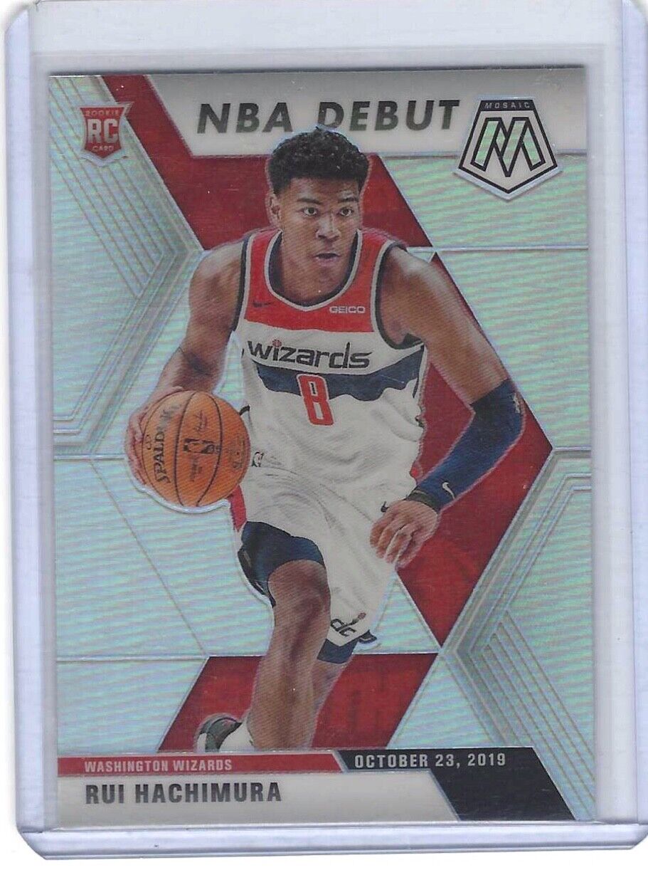 RUI HACHIMURA 2019-20 PANINI MOSAIC NBA DEBUT SILVER PRIZM ROOKIE RC #275