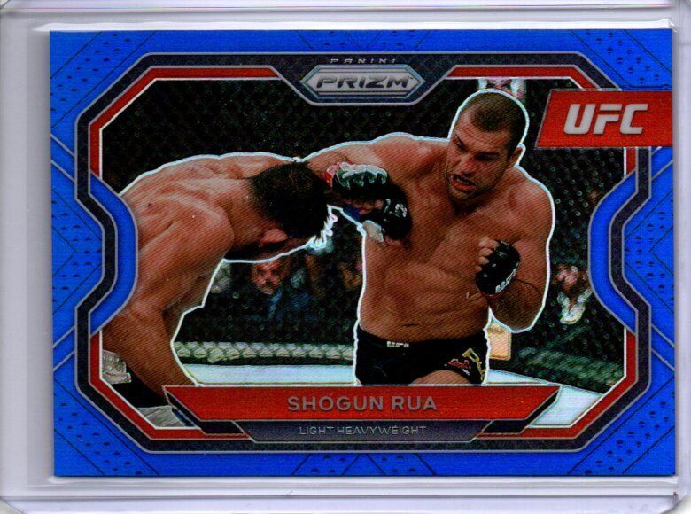 SHOGUN RUA 2021 PANINI PRIZM UFC BLUE PRIZM #D 156/199