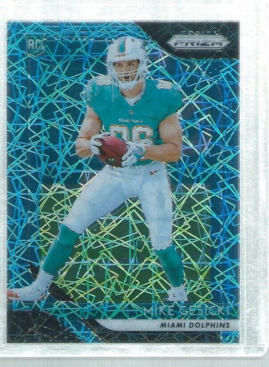 MIKE GESICKI 2018 PANINI PRIZM BLUE LAZER PRIZMS ROOKIE RC #216