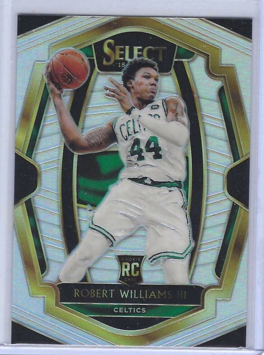ROBERT WILLIAMS III 2018-19 PANINI SELECT SILVER PRIZM PREMIER ROOKIE RC #166