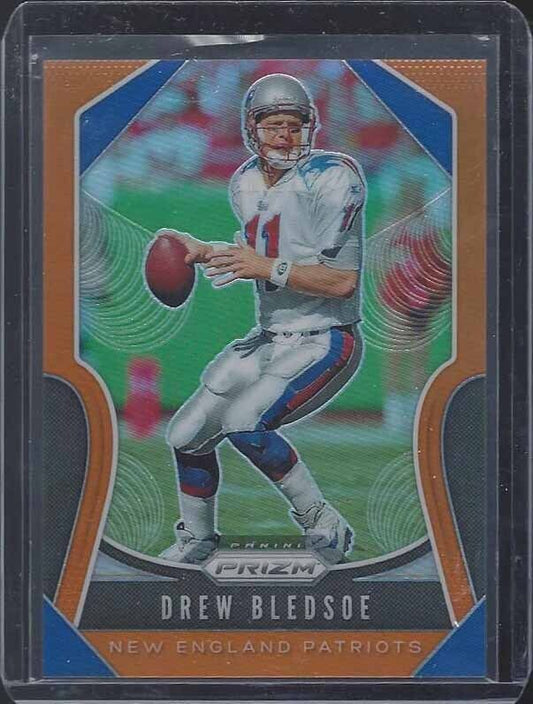 DREW BLEDSOE 2019 PANINI PRIZM ORANGE PRIZMS #D 222/249