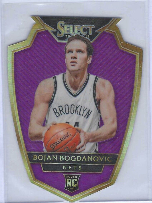 BOJAN BOGDANOVIC 2014-15 PANINI SELECT PURPLE DIE CUT PRIZM RC #d /99