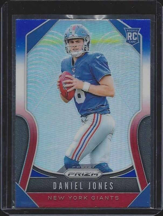 DANIEL JONES 2019 PANINI PRIZM RED WHITE BLUE ROOKIE PRIZMS RC #302