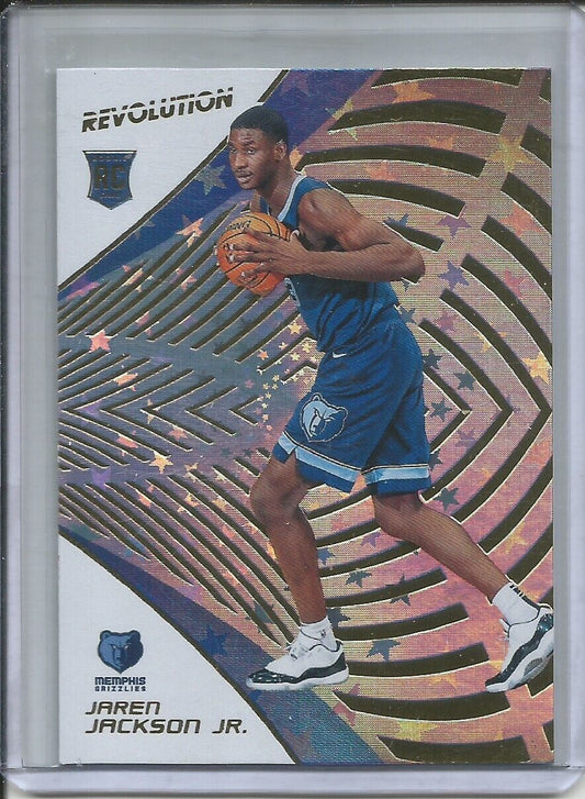 JAREN JACKSON JR 2018-19 PANINI REVOLUTION ASTRO RC CARD 139