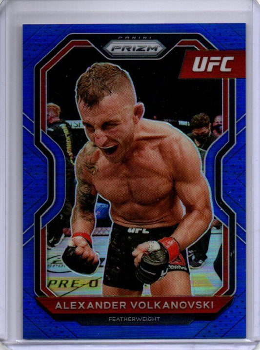 ALEXANDER VOLKANOVSKI 2021 PANINI PRIZM UFC BLUE PRIZM #D 53/199