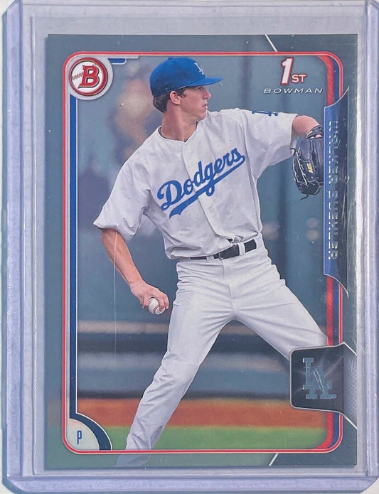 WALKER BUEHLER 2015 BOWMAN 1ST PROSPECT GREY SILVER #D 123/499