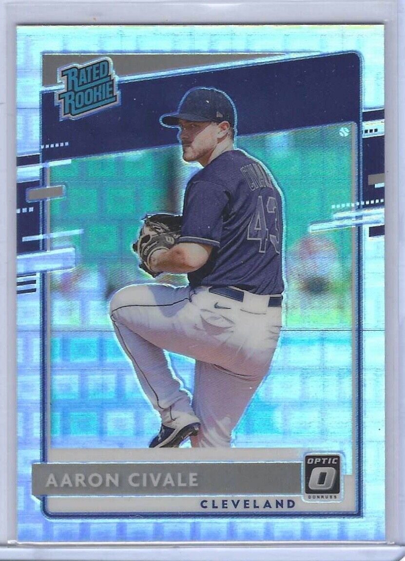 AARON CIVALE 2020 PANINI DONRUSS OPTIC PANDORA PRIZM RATED ROOKIE RC #d 20/99