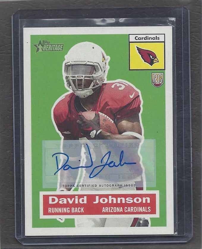 DAVID JOHNSON 2015 TOPPS HERITAGE CARDINALS ROOKIE AUTO RC #39