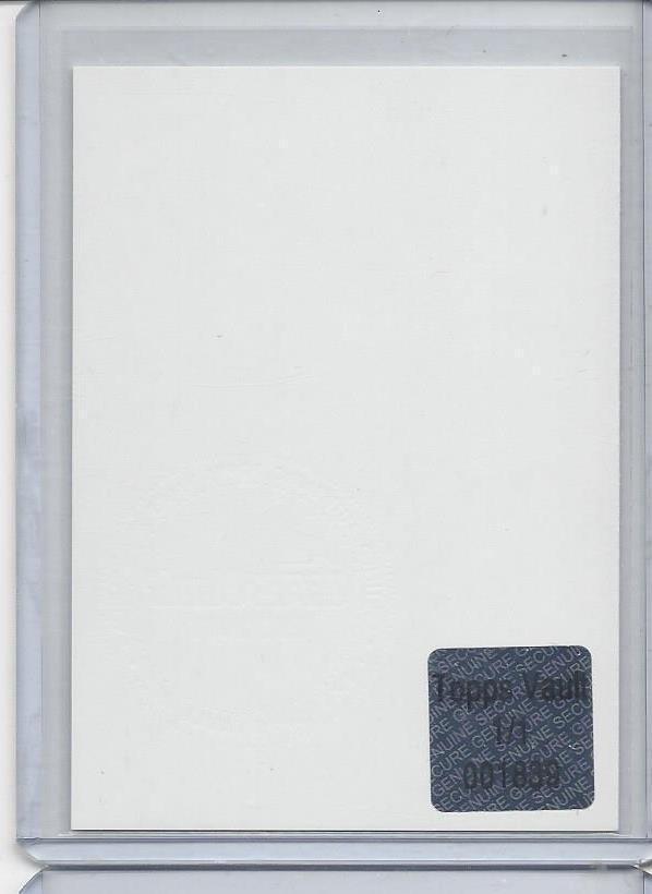 JOC PEDERSON 2011 TOPPS PRO DEBUT PROSPECT "TOPPS VAULT" BLANK BACK TRUE #D 1/1
