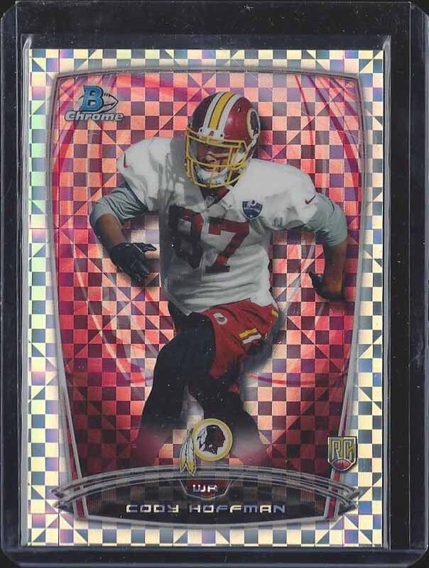 CODY HOFFMAN 2014 BOWMAN CHROME XFRACTOR ROOKIE REFRACTOR RC #D 10/10