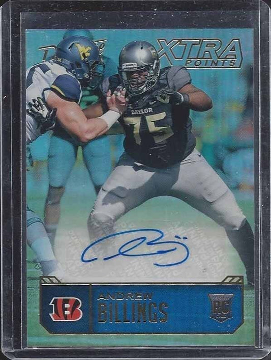ANDREW BILLINGS 2016 PRESTIGE XTRA POINTS GOLD BENGALS ROOKIE AUTO RC #D 12/50