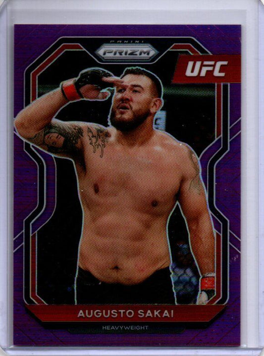 AUGUSTO SAKAI 2021 PANINI PRIZM UFC PURPLE PRIZM #D 34/149