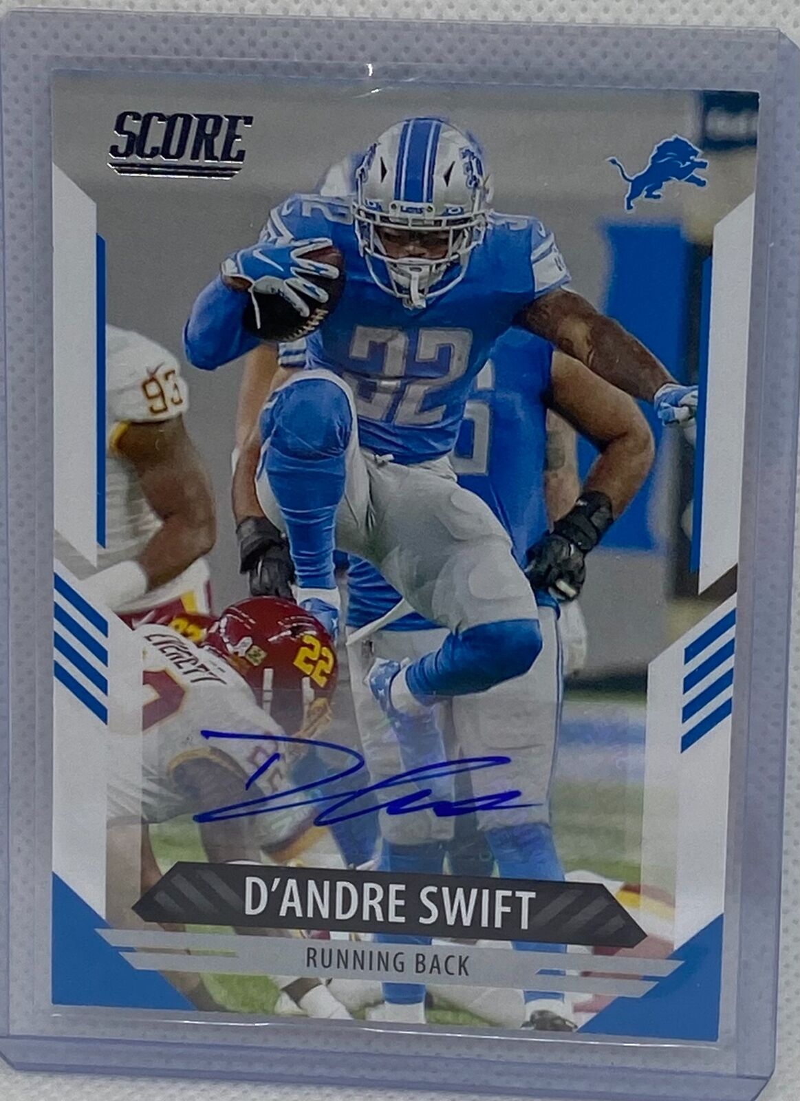 D'ANDRE SWIFT 2021 PANINI SCORE AUTO #133