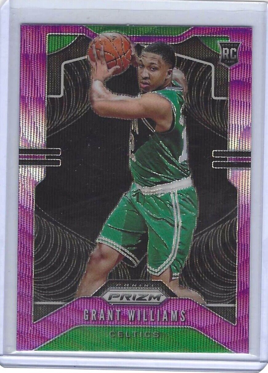 GRANT WILLIAMS 2019-20 PANINI PRIZM PURPLE WAVE ROOKIE RC #267