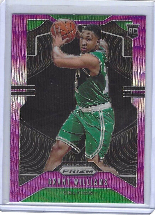 GRANT WILLIAMS 2019-20 PANINI PRIZM PURPLE WAVE ROOKIE RC #267